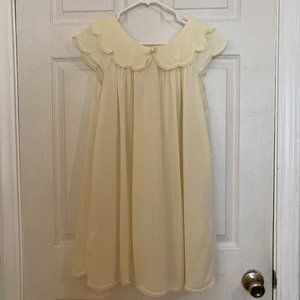 VINTAGE Yellow Silky kids Sleepwear Nightgown